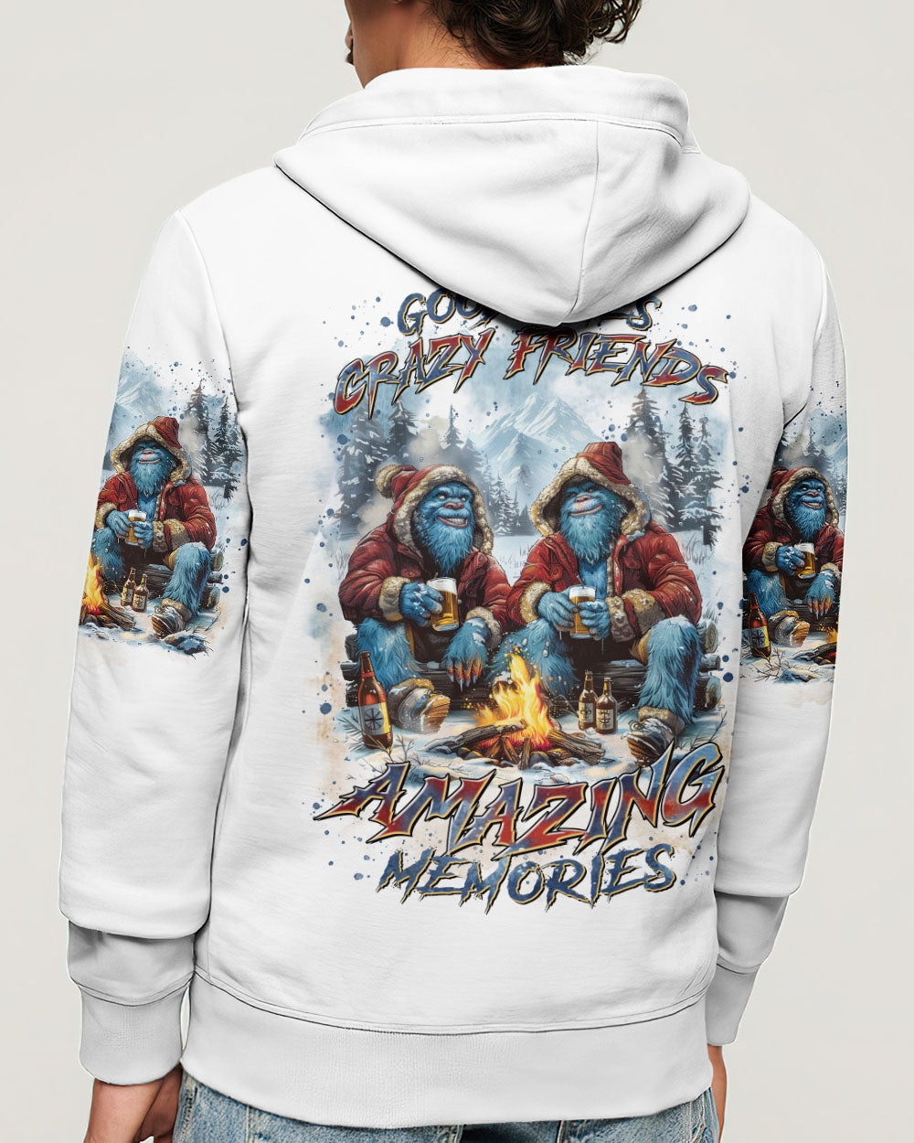 BLISSCORNERS GOOD TIMES CRAZY FRIEND BIGFOOT ALL OVER PRINT -  TLTR2210242