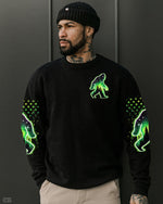 BLISSCORNERS AND INTO THE FOREST I GO BIGFOOT ALL OVER PRINT