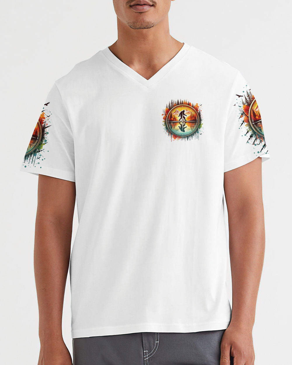 BLISSCORNERS AND INTO THE FOREST I GO BIGFOOT ALL OVER PRINT