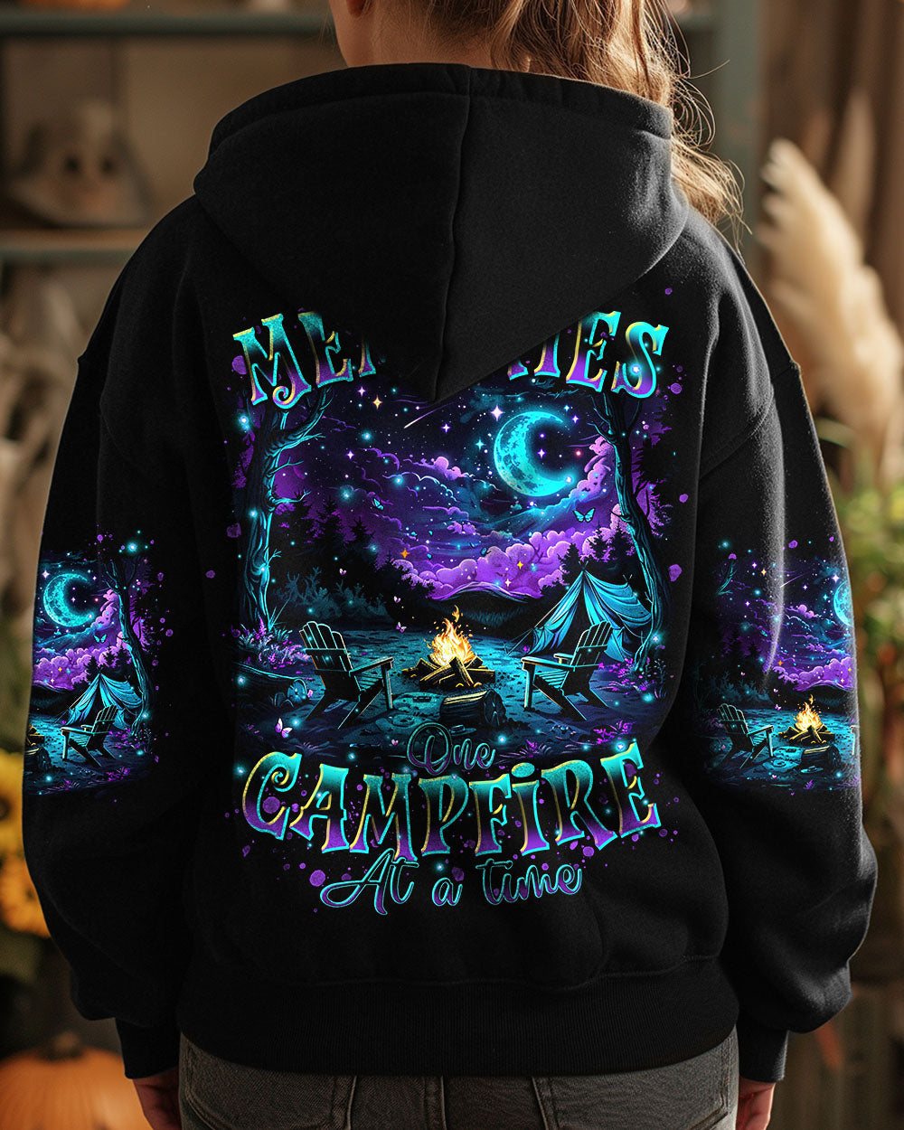 BLISSCORNERS MAKING MEMORIES ONE CAMPFIRE AT A TIME ALL OVER PRINT