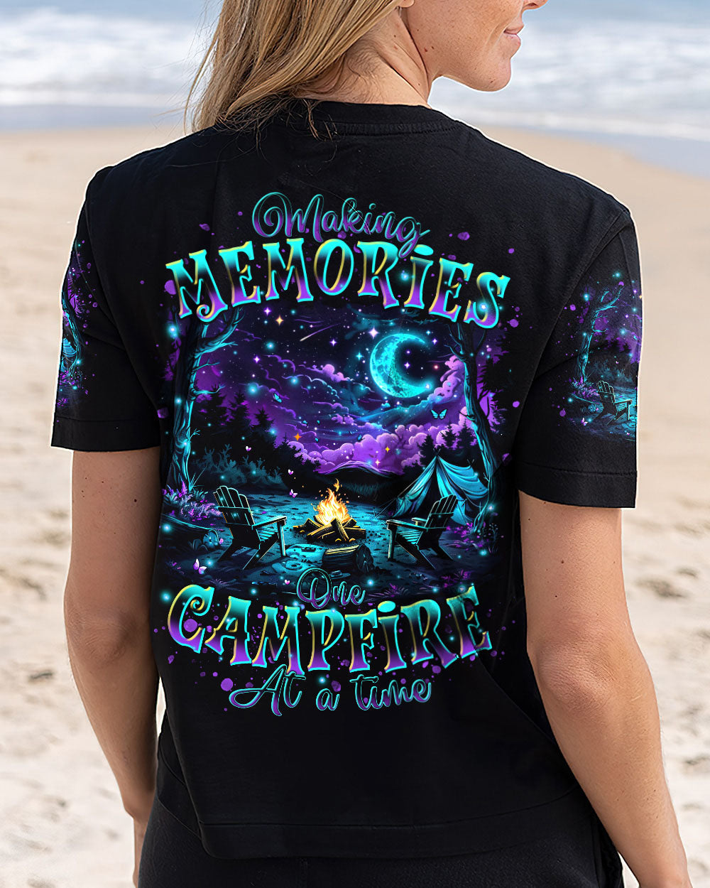 BLISSCORNERS MAKING MEMORIES ONE CAMPFIRE AT A TIME ALL OVER PRINT