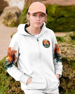 BLISSCORNERS AND INTO THE FOREST I GO DEER ALL OVER PRINT