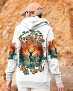 BLISSCORNERS AND INTO THE FOREST I GO DEER ALL OVER PRINT