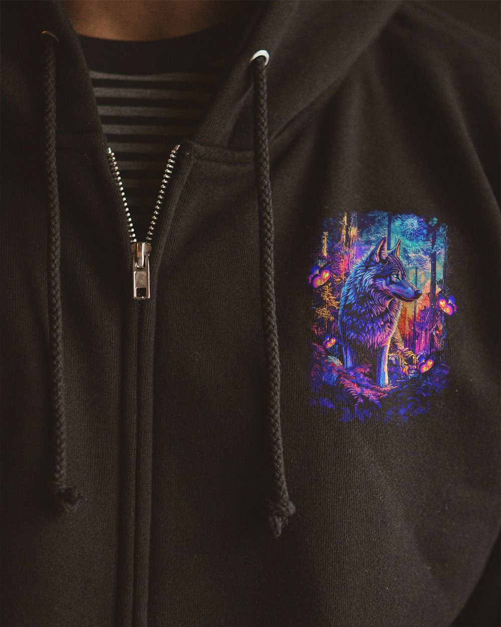 BLISSCORNERS AND INTO THE FOREST I GO WOLF ALL OVER PRINT