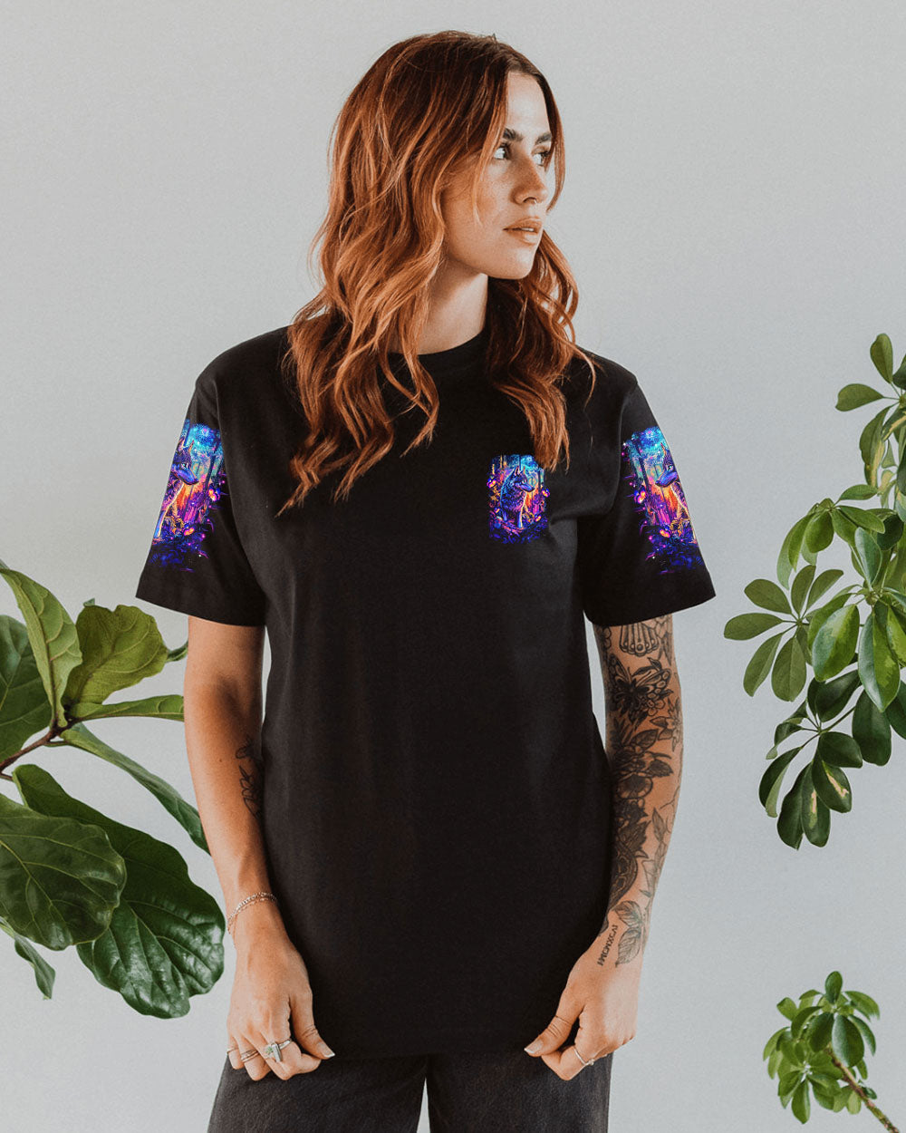 BLISSCORNERS AND INTO THE FOREST I GO WOLF ALL OVER PRINT