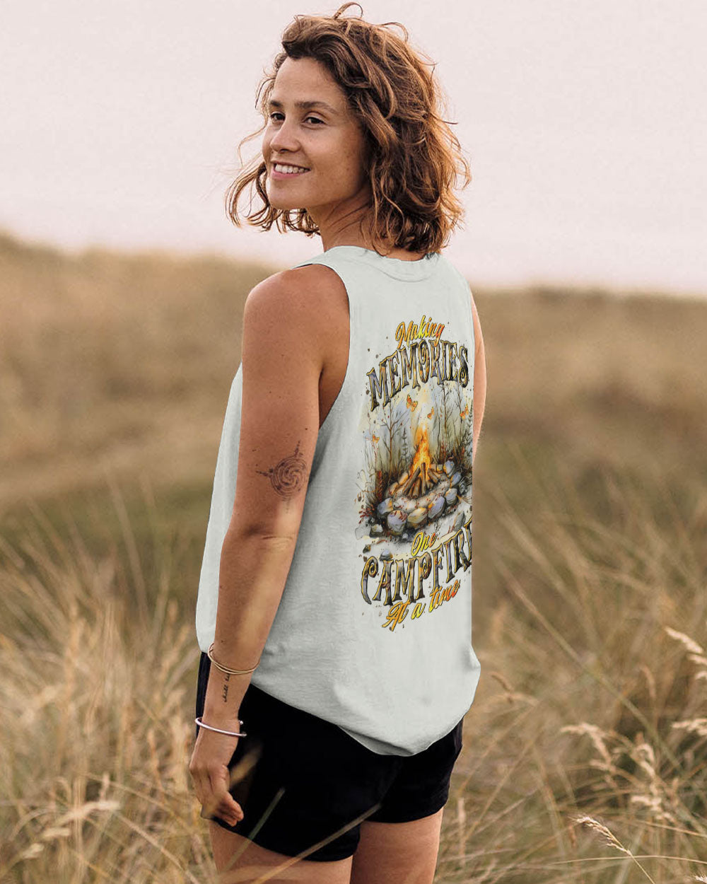 BLISSCORNERS MAKING MEMORIES ONE CAMPFIRE AT A TIME ALL OVER PRINT