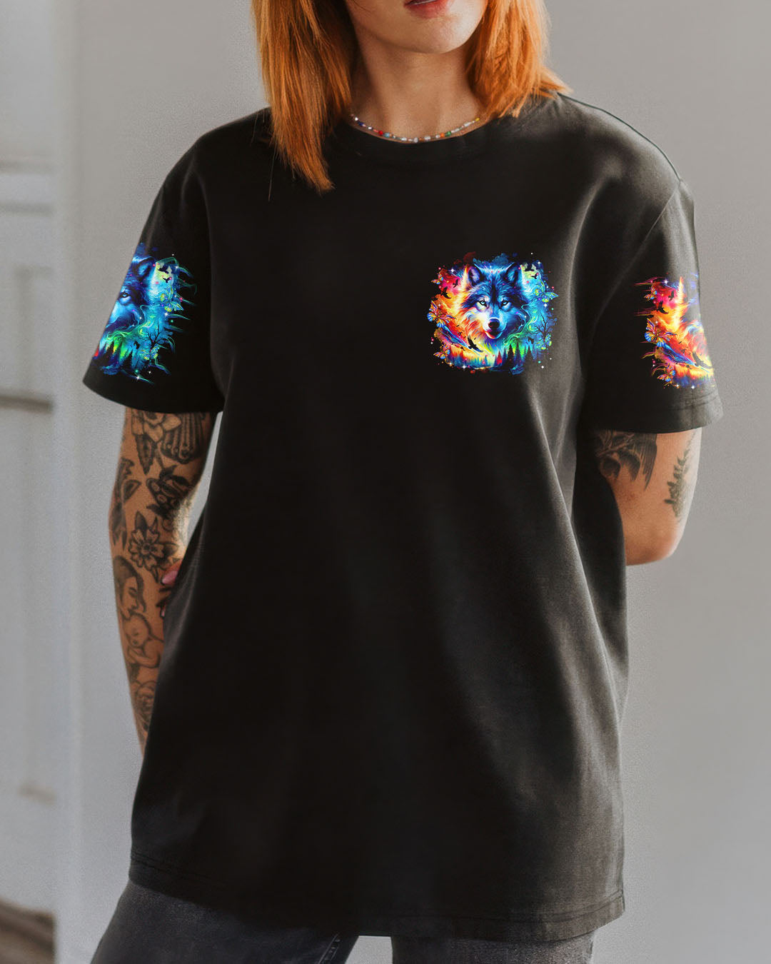 BLISSCORNERS AND INTO THE FOREST I GO WOLF ALL OVER PRINT