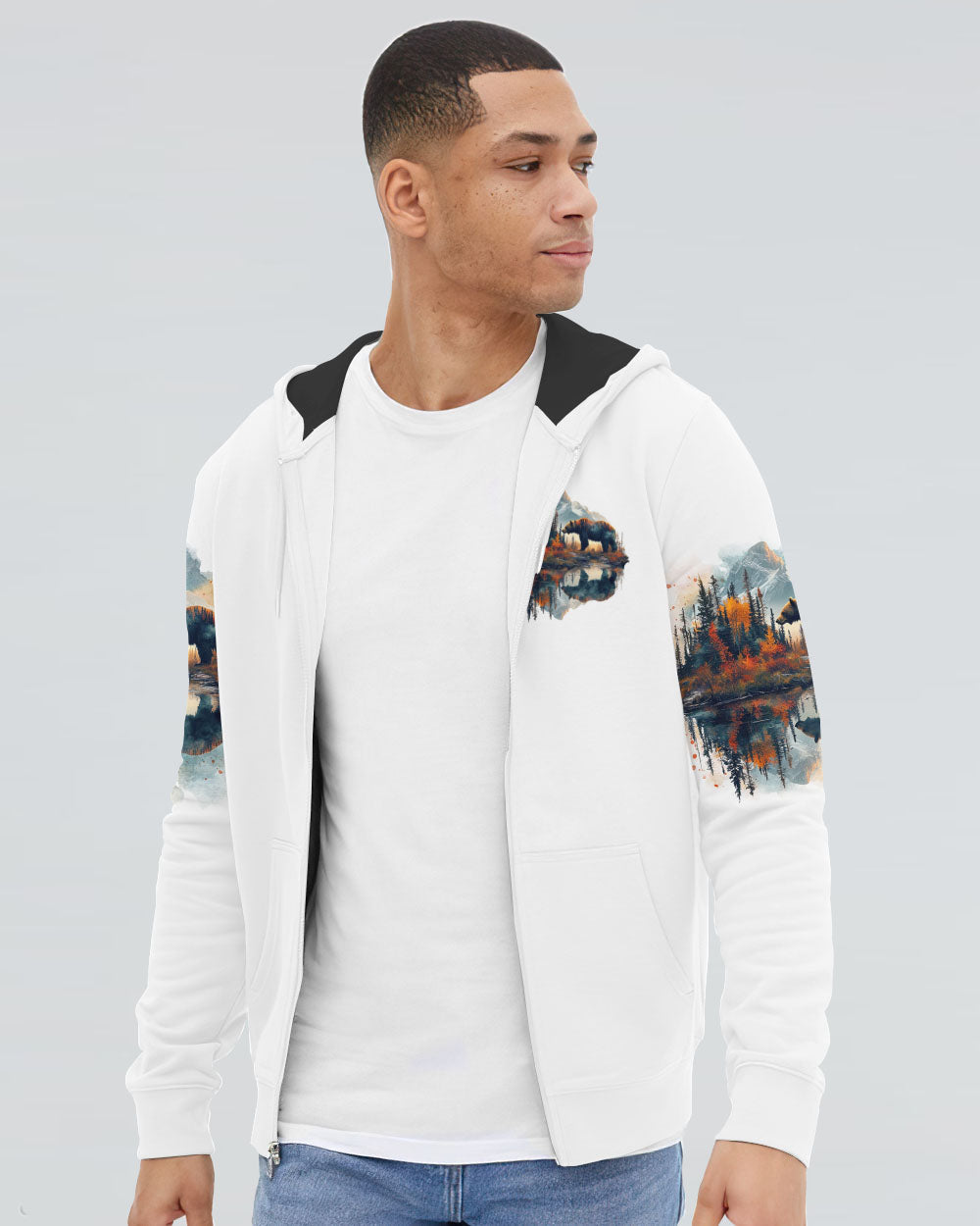 BLISSCORNERS AND INTO THE FOREST I GO BEAR ALL OVER PRINT