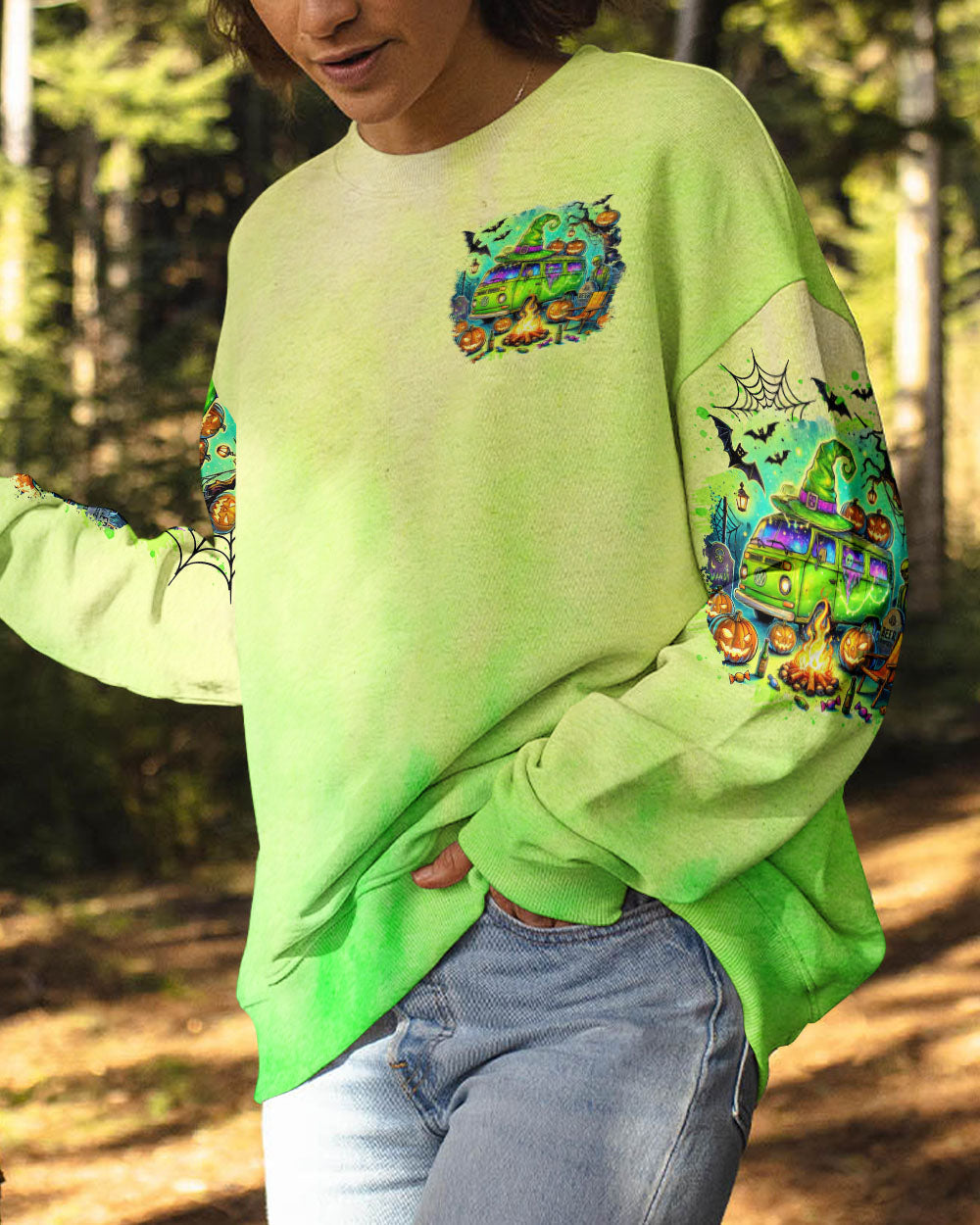 BLISSCORNERS ZOMBIE SURVIVAL TRAINING CAMPING HALLOWEEN ALL OVER PRINT