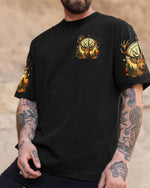 BLISSCORNERS NOT ALL WHO WANDER ARE LOST DEER COMPASSALL OVER PRINT