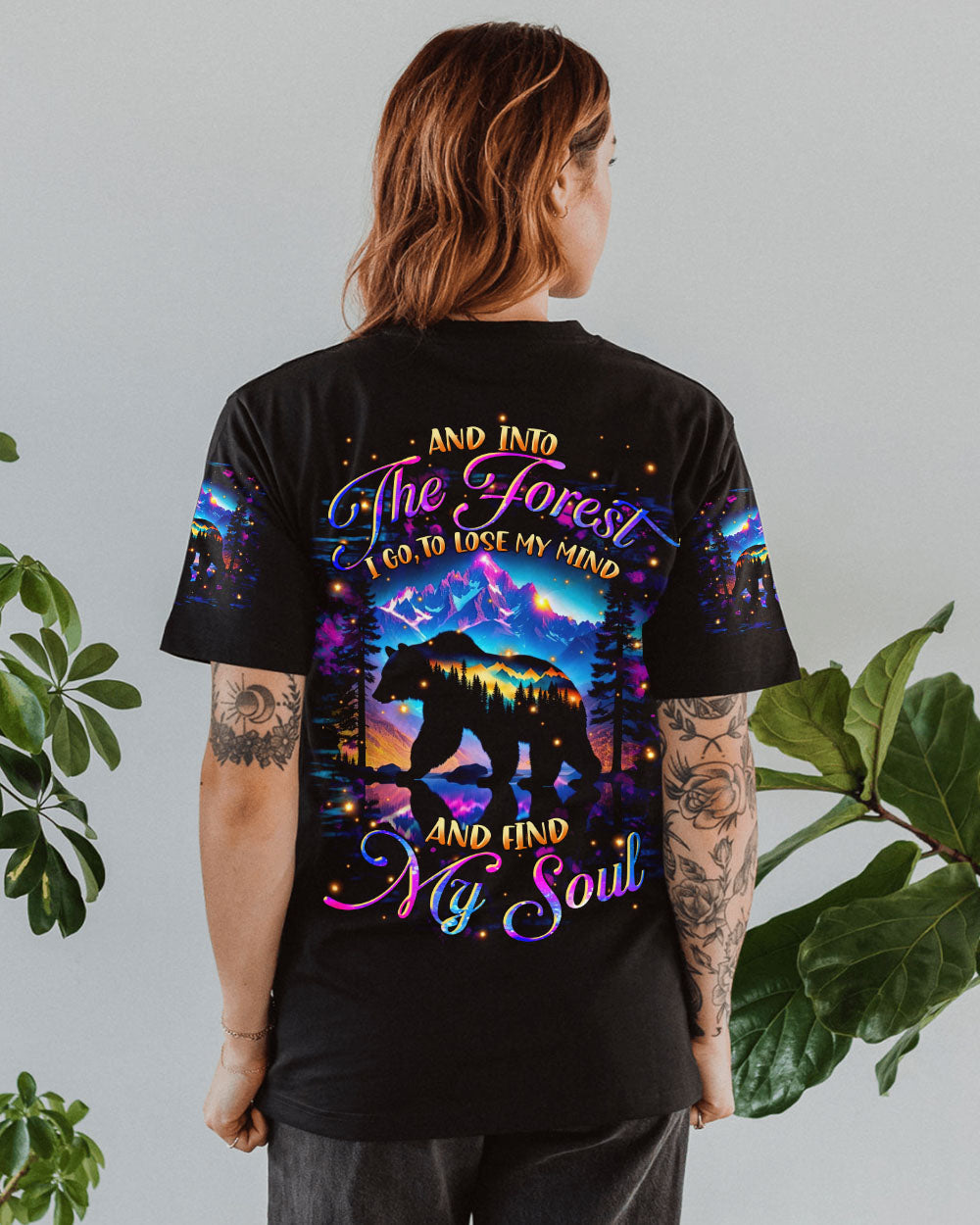 BLISSCORNERS AND INTO THE FOREST I GO BEAR ALL OVER PRINT
