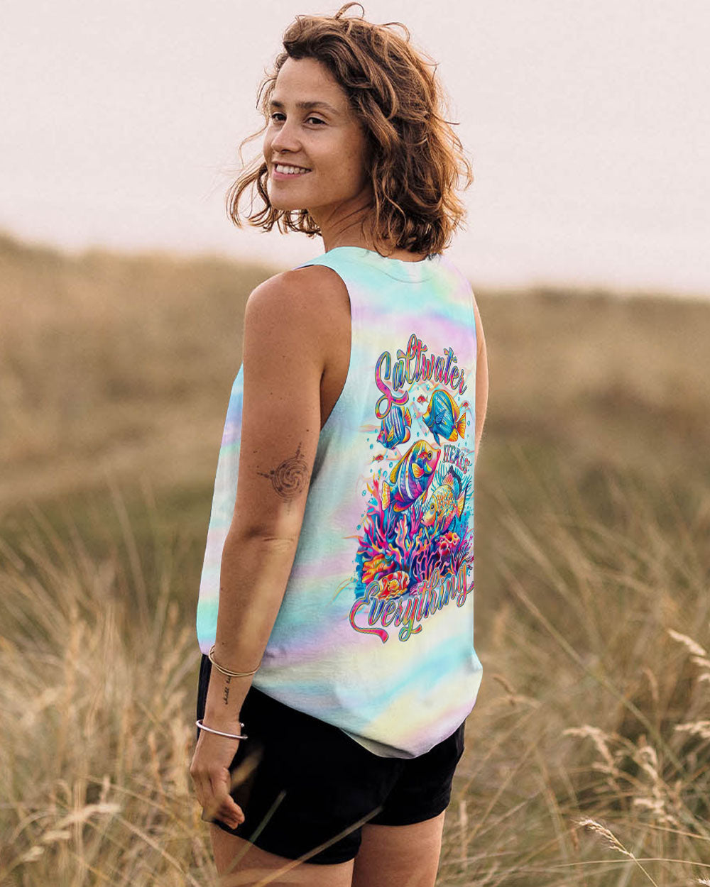 BLISSCORNERS SALTWATER HEALS EVERYTHING ALL OVER PRINT
