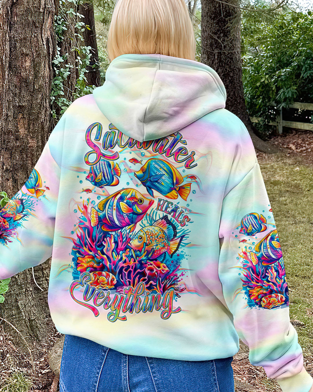 BLISSCORNERS SALTWATER HEALS EVERYTHING ALL OVER PRINT