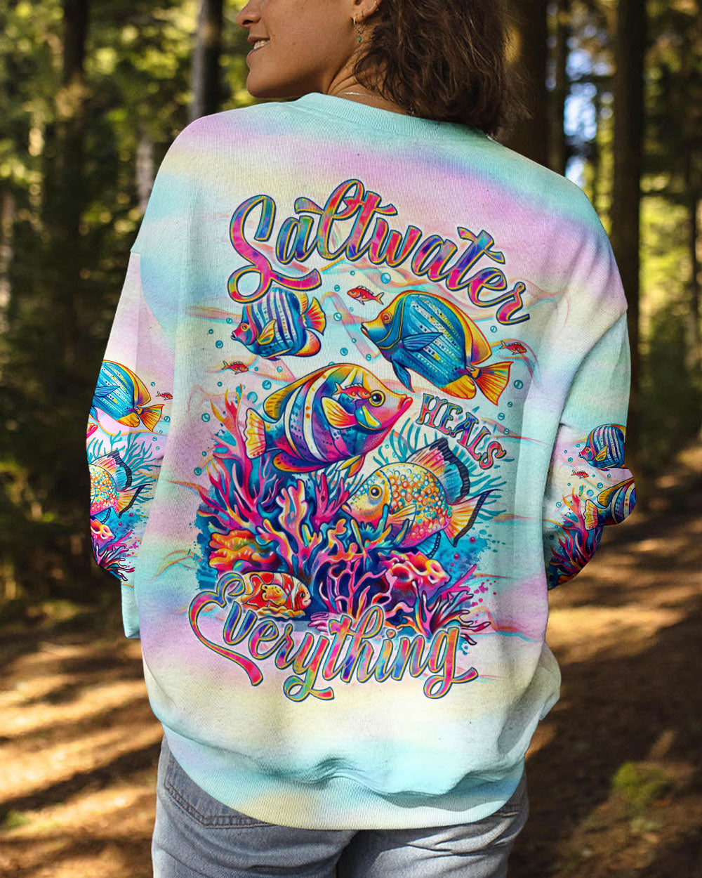 BLISSCORNERS SALTWATER HEALS EVERYTHING ALL OVER PRINT