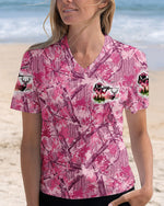 BLISSCORNERS PRETTY IN PINK HUNTING CAMO ALL OVER PRINT -TLTW0210253