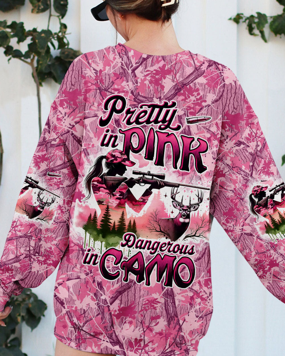BLISSCORNERS PRETTY IN PINK HUNTING CAMO ALL OVER PRINT -  TLTW0210253