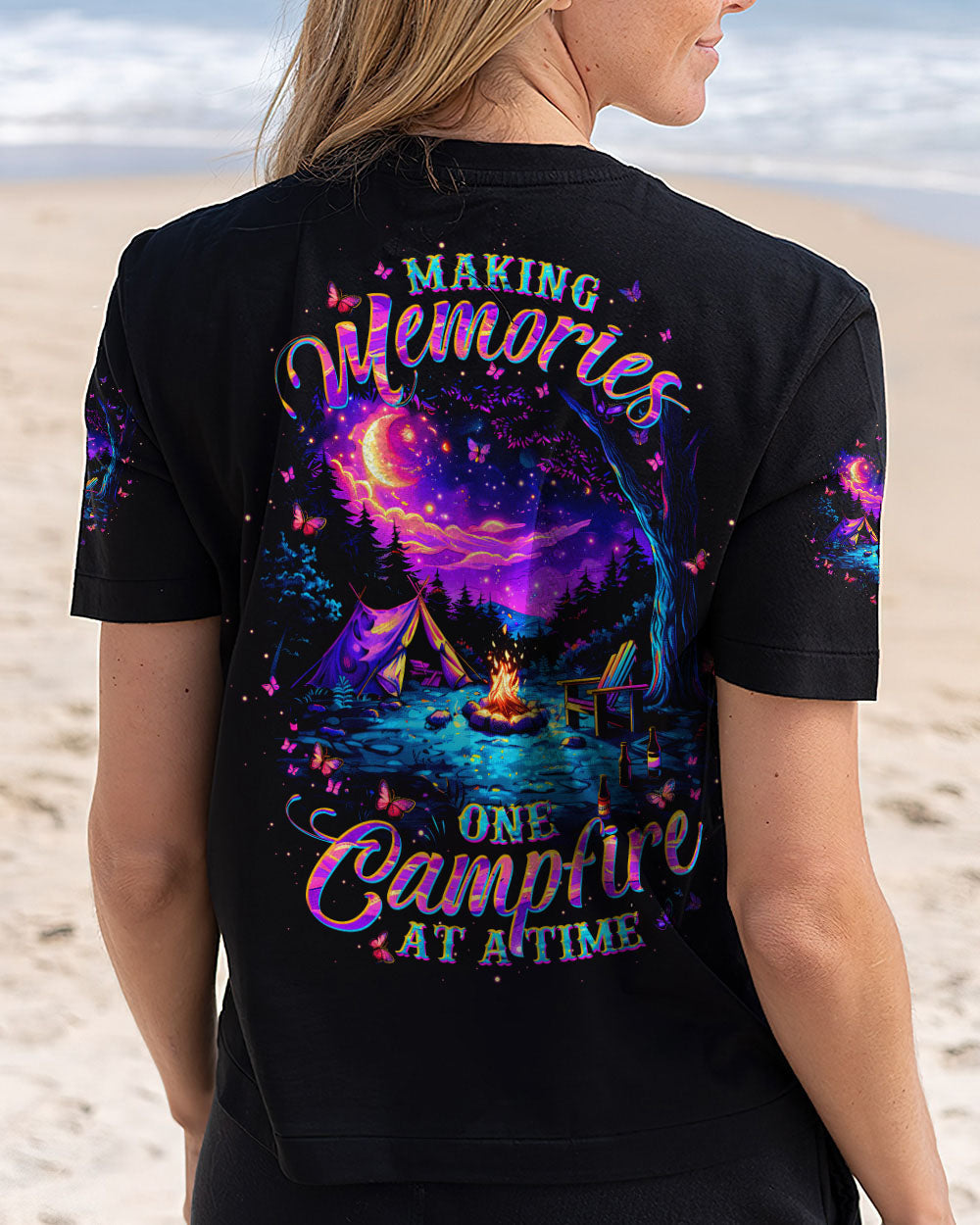 BLISSCORNERS MAKING MEMORIES ONE CAMPFIRE AT A TIME ALL OVER PRINT