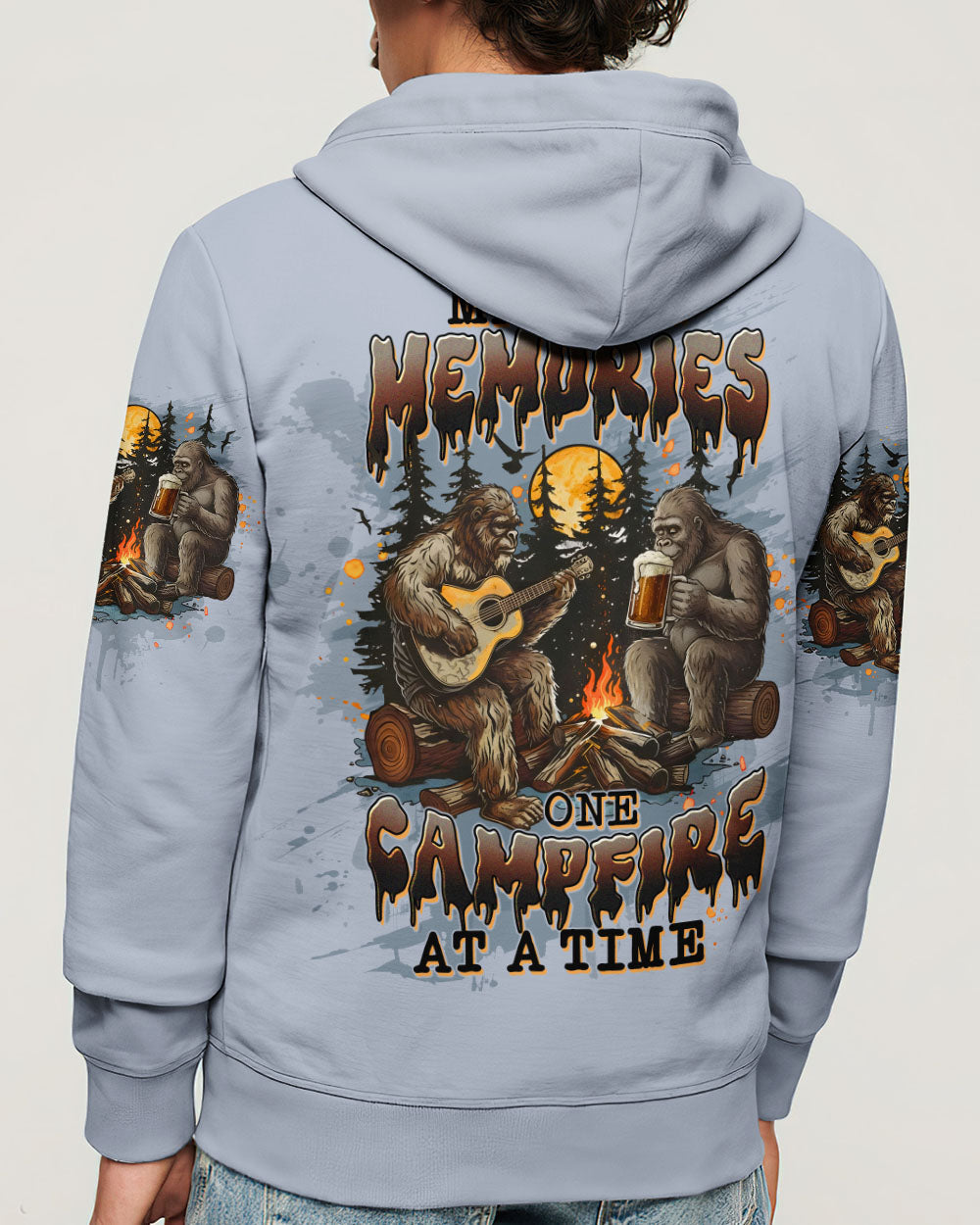 BLISSCORNERS MAKING MEMORIES ONE CAMPFIRE AT A TIME BIGFOOT ALL OVER PRINT