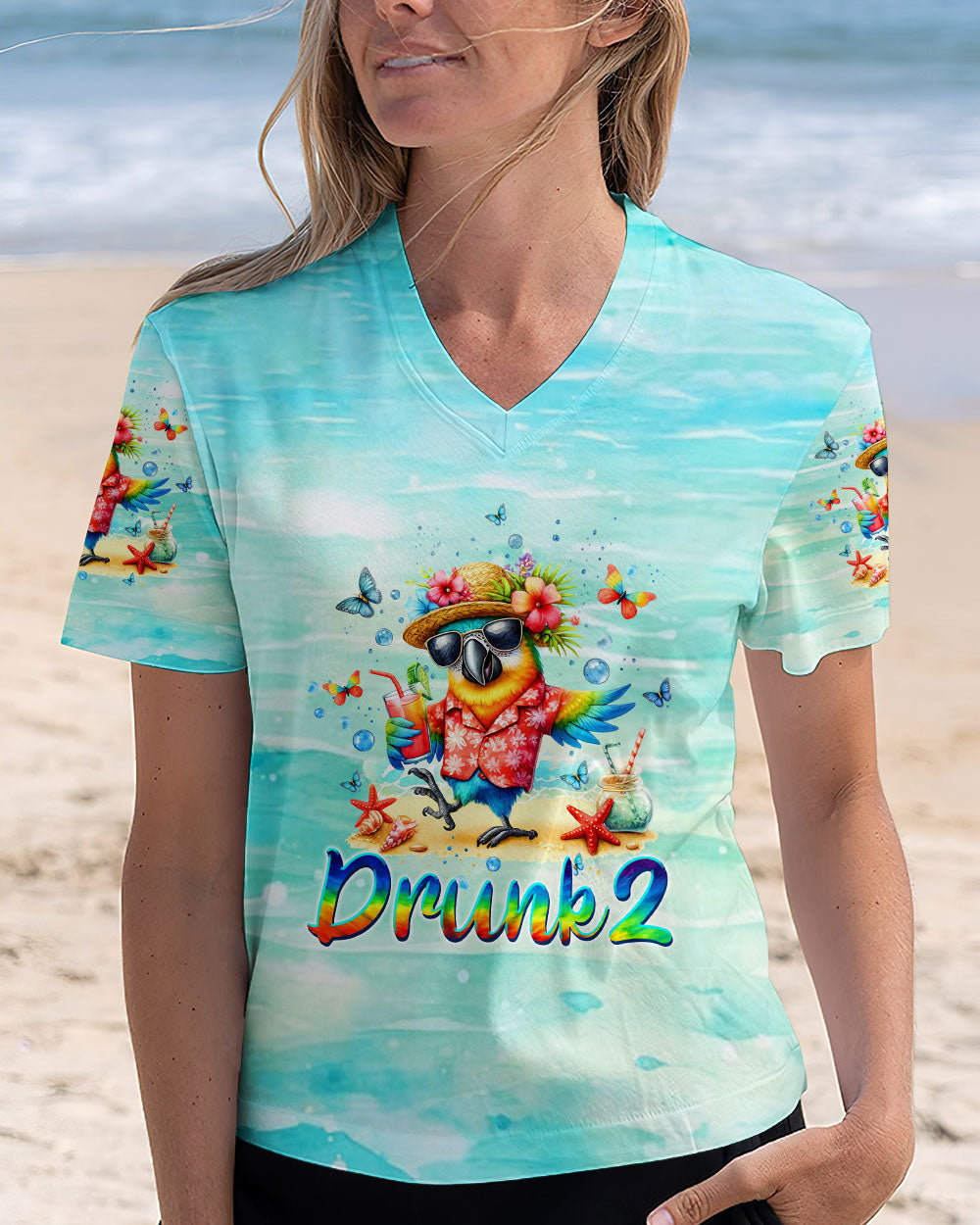 BLISSCORNERS IF LOST OR DRUNK PARROT ALL OVER PRINT