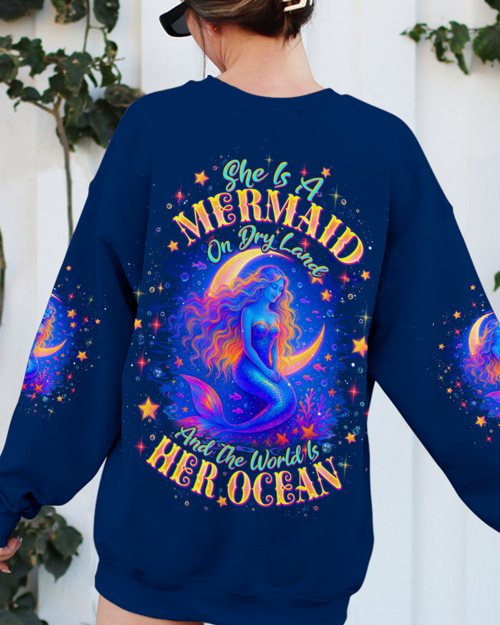 BLISSCORNERS SHE IS A MERMAID ALL OVER PRINT