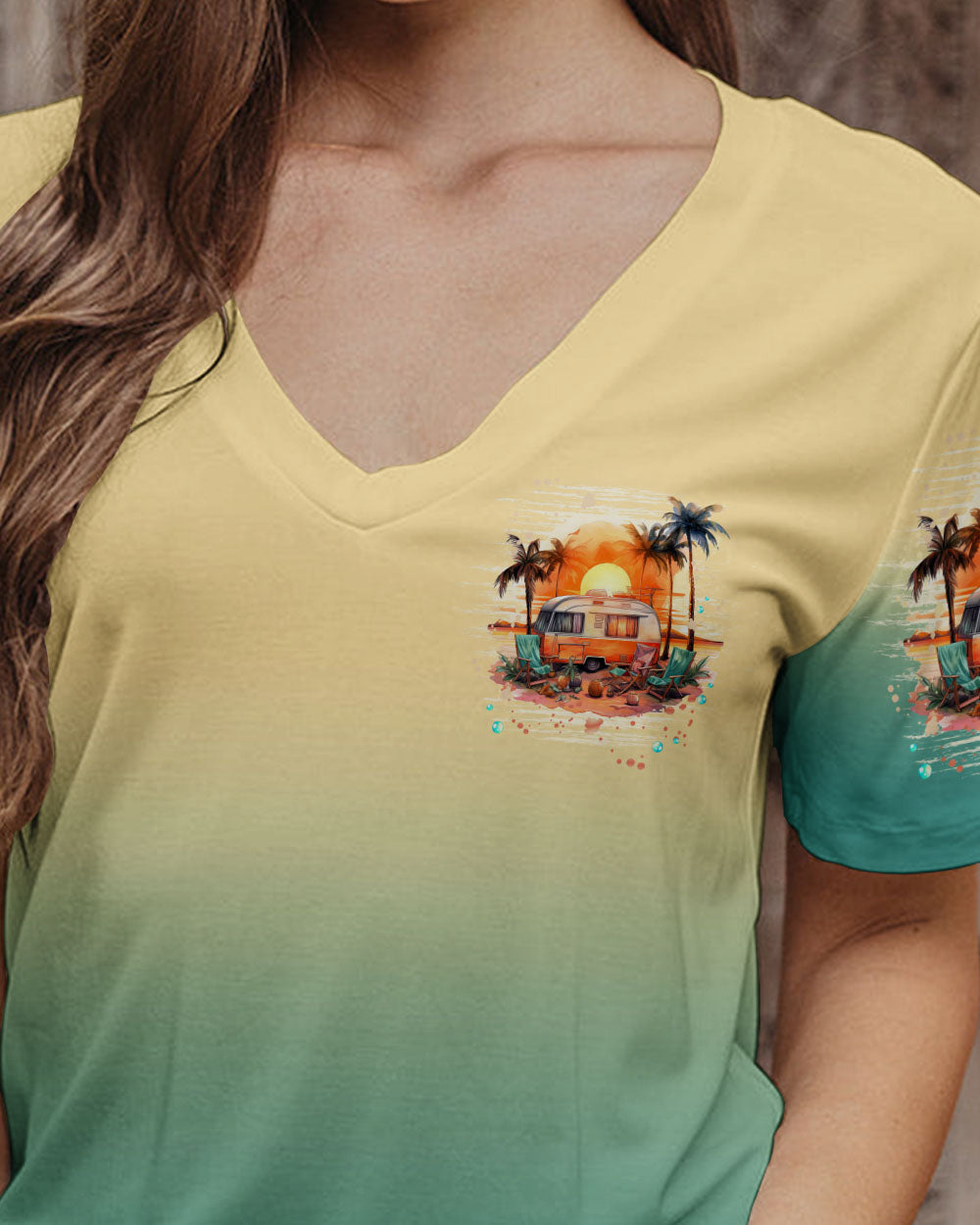 BLISSCORNERS SMELL THE SEA FEEL THE BREEZE ALL OVER PRINT