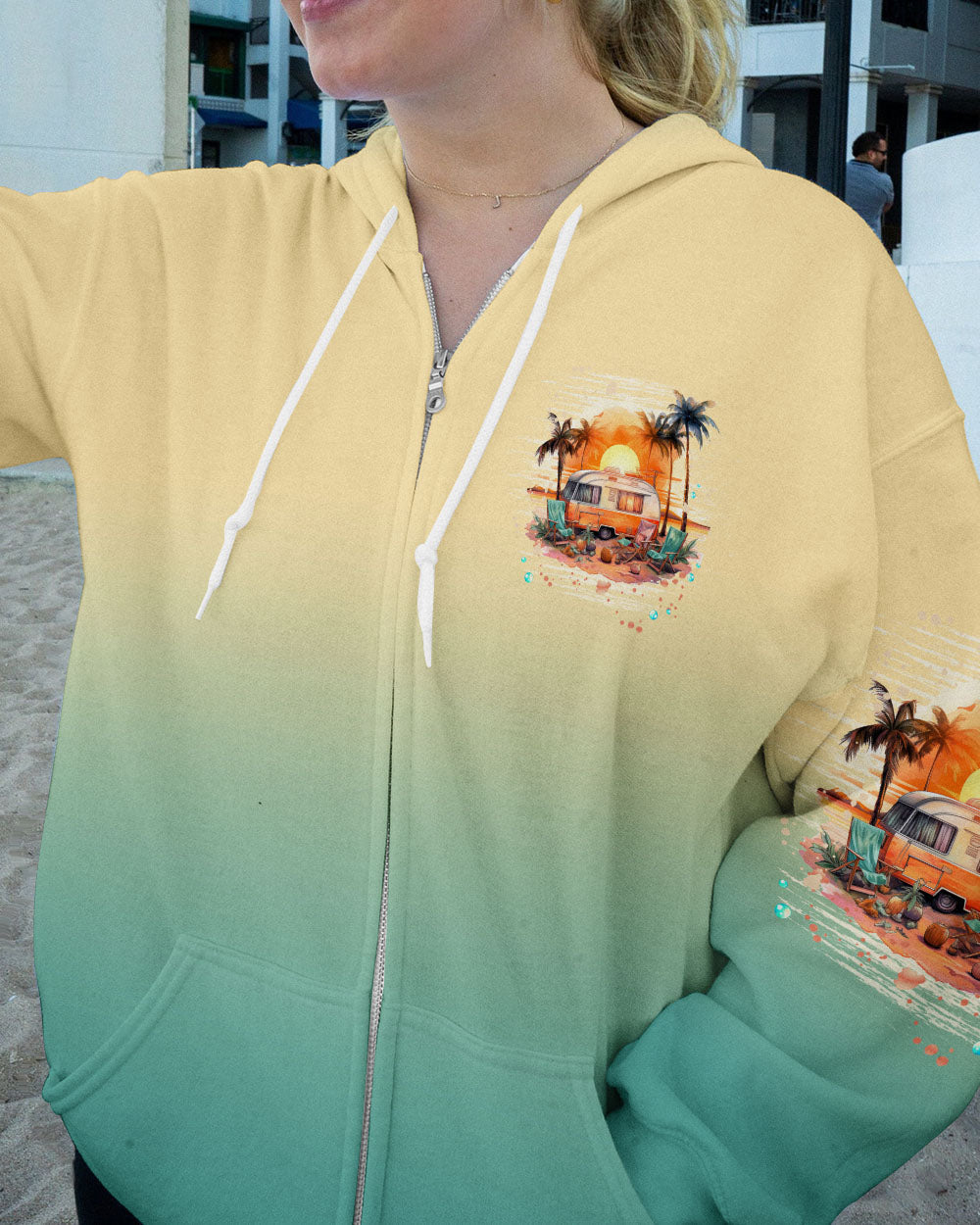 BLISSCORNERS SMELL THE SEA FEEL THE BREEZE ALL OVER PRINT