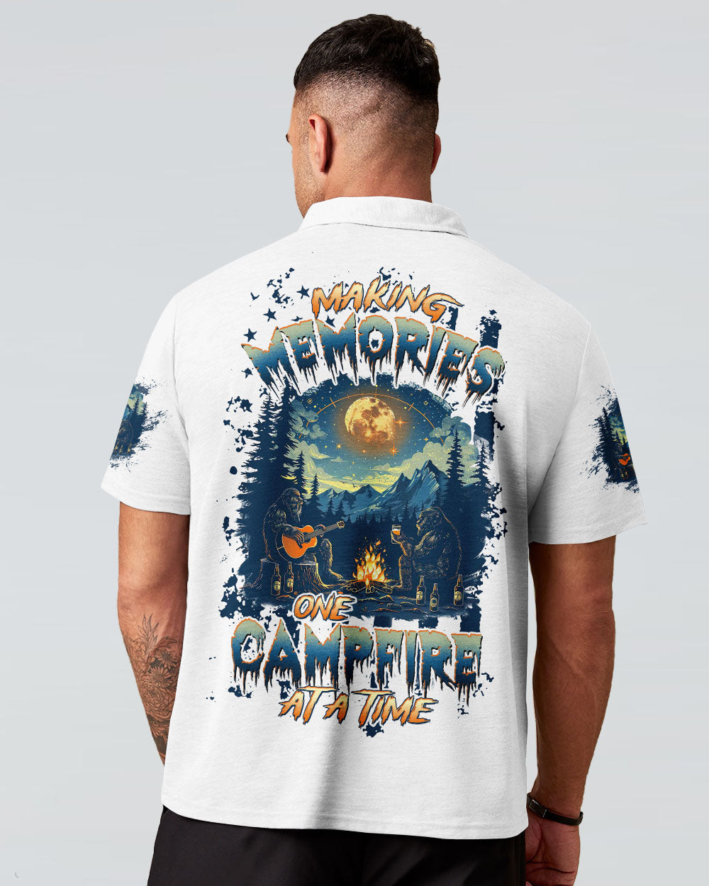 BLISSCORNERS MAKING MEMORIES ONE CAMPFIRE AT A TIME BIGFOOT  ALL OVER PRINT