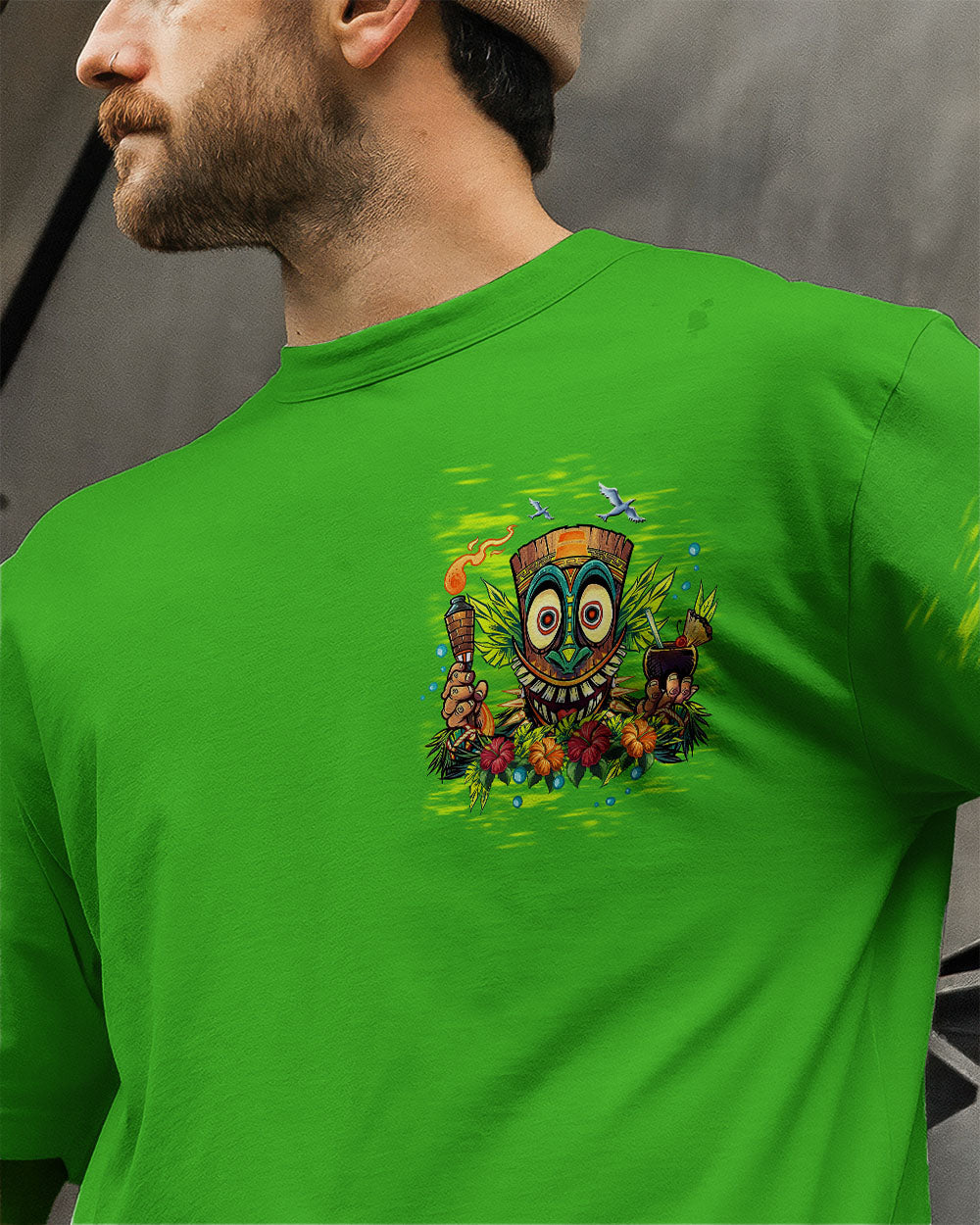 BLISSCORNERS LIVING ON TIKI TIME ALL OVER PRINT