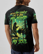BLISSCORNERS AND INTO THE FOREST I GO BIGFOOT FISHING ALL OVER PRINT
