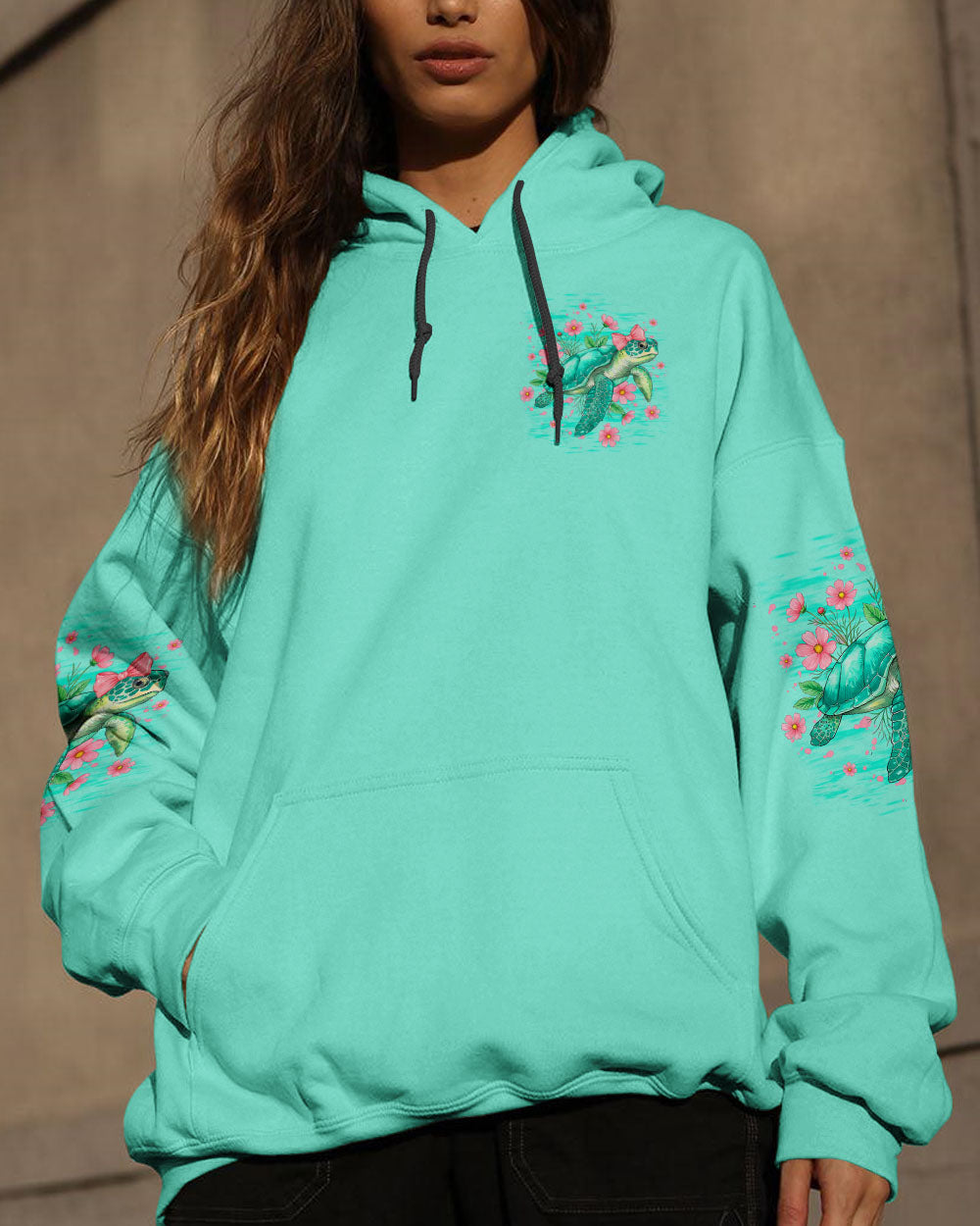 BLISSCORNERS SALTY LIL' BEACH TURTLE ALL OVER PRINT