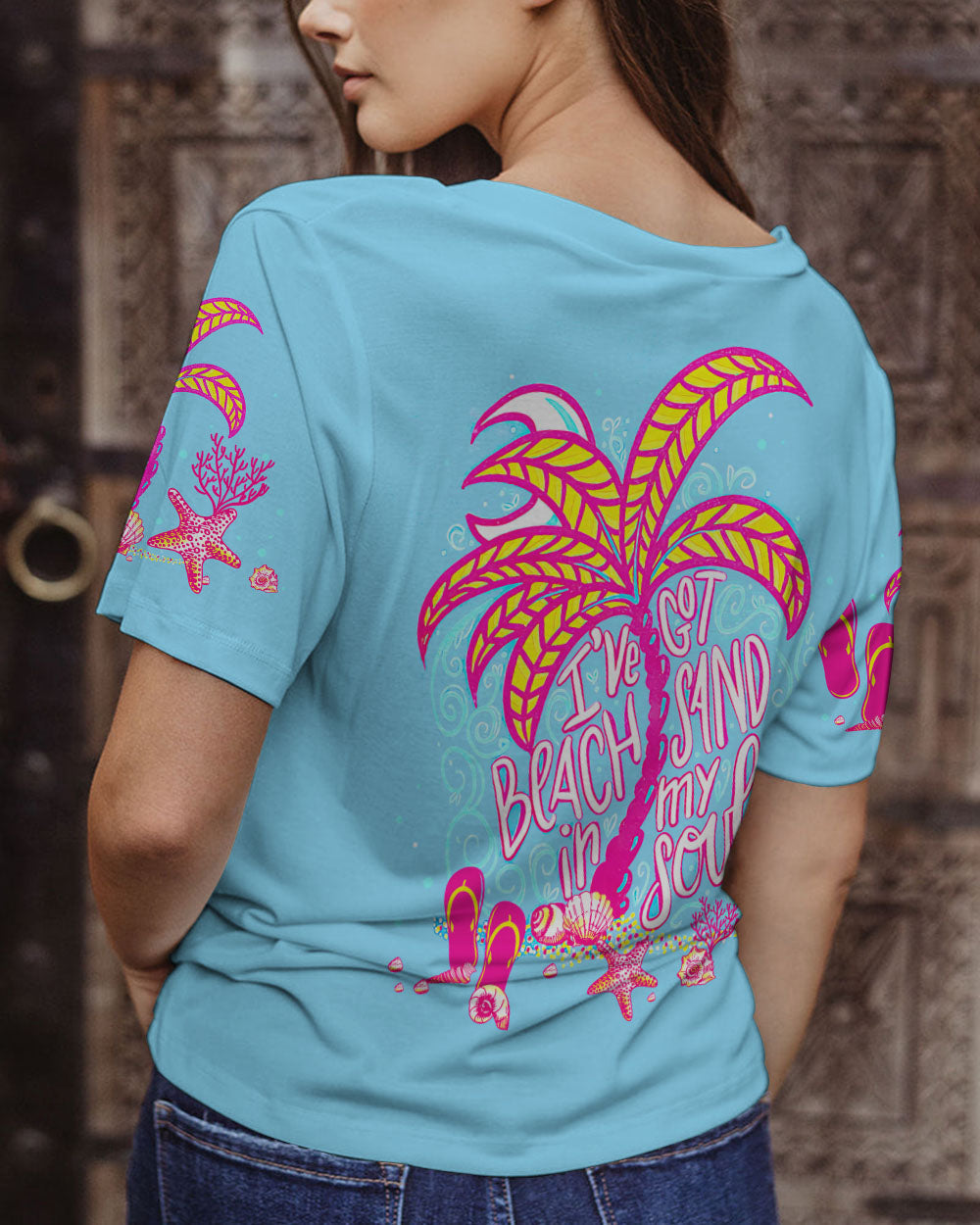 BLISSCORNERS I'VE GOT BEACH SAND IN MY SOUL ALL OVER PRINT