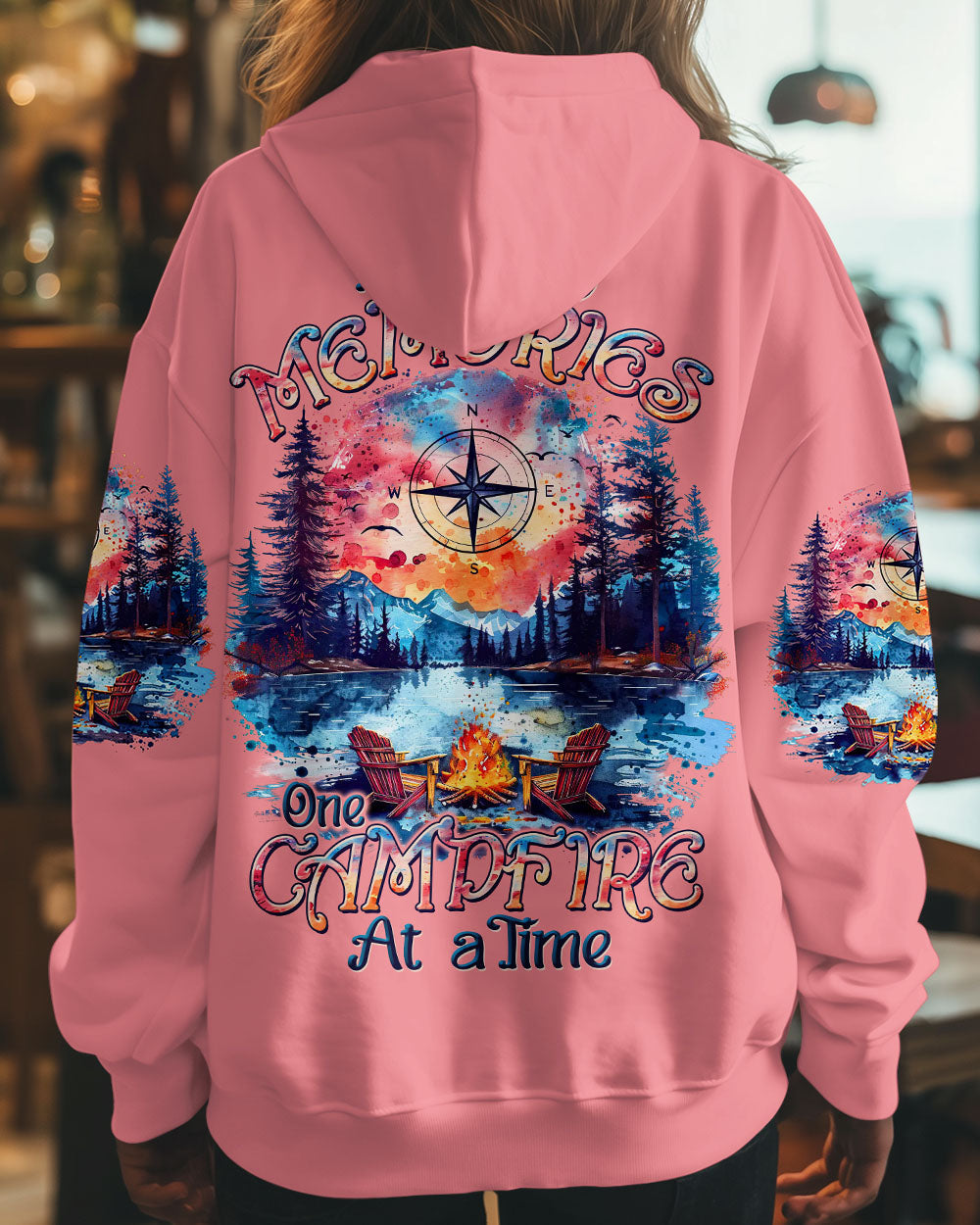 BLISSCORNERS MAKING MEMORIES ONE CAMPFIRE AT A TIME ALL OVER PRINT