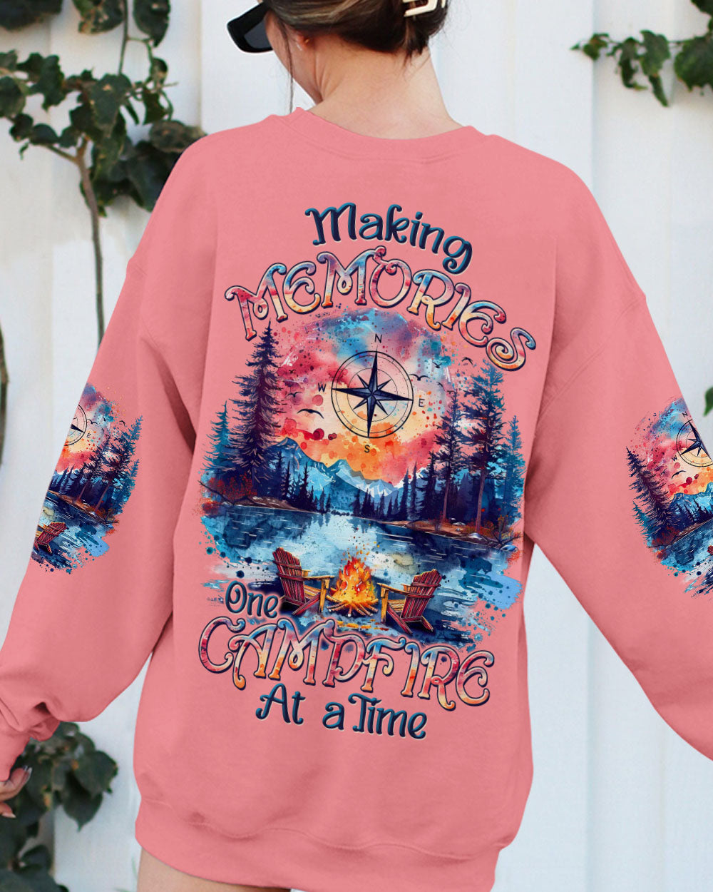 BLISSCORNERS MAKING MEMORIES ONE CAMPFIRE AT A TIME ALL OVER PRINT