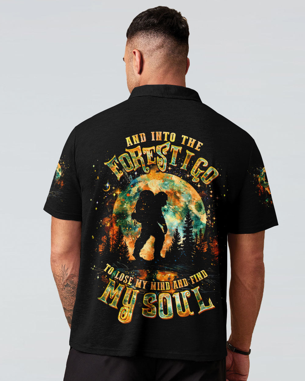 BLISSCORNERS AND INTO THE FOREST I GO BIGFOOT ALL OVER PRINT