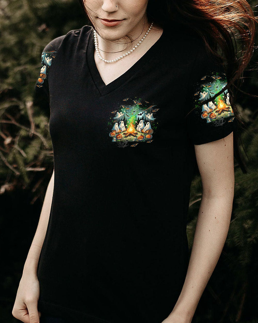 BLISSCORNERS MAKING MEMORIES ONE CAMPFIRE AT A TIME BOOS HALLOWEEN ALL OVER PRINT