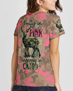 BLISSCORNERS DANGEROUS IN CAMO HUNTING DEER ALL OVER PRINT