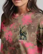BLISSCORNERS DANGEROUS IN CAMO HUNTING DEER ALL OVER PRINT