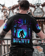 BLISSCORNERS (HOT DEAL) BELIEVE BIGFOOT ALL OVER PRINT