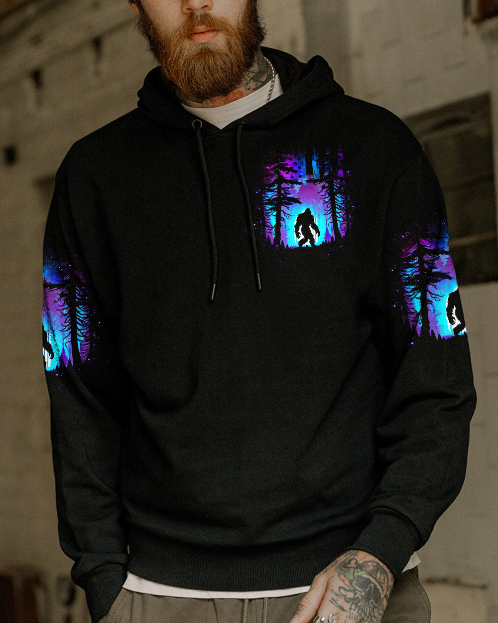 BLISSCORNERS (HOT DEAL) BELIEVE BIGFOOT ALL OVER PRINT