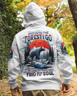 BLISSCORNERS AND INTO THE FOREST I GO BEAR ALL OVER PRINT