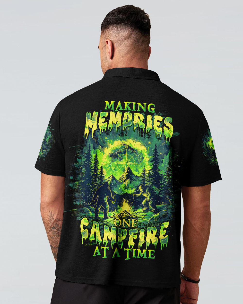 BLISSCORNERS MAKING MEMORIES ONE CAMPFIRE AT A TIME BIGFOOT ALL OVER PRINT