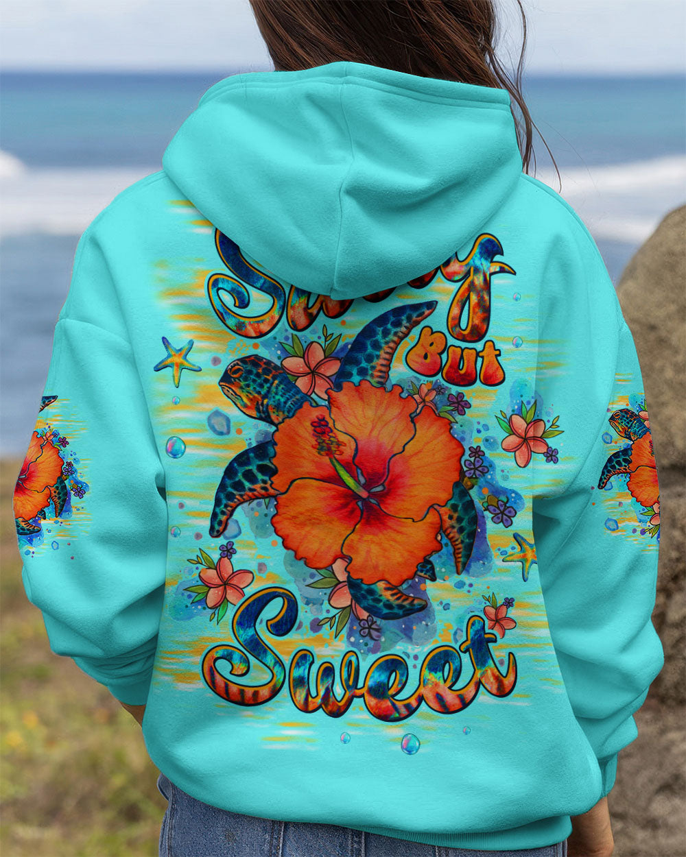BLISSCORNERS SALTY BUT SWEET TURTLE  ALL OVER PRINT