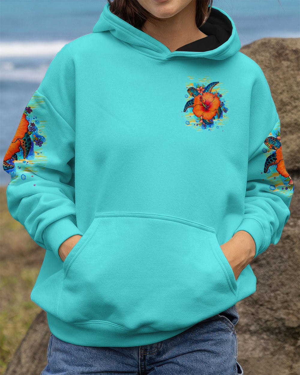 BLISSCORNERS SALTY BUT SWEET TURTLE  ALL OVER PRINT