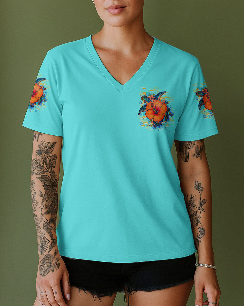 BLISSCORNERS SALTY BUT SWEET TURTLE  ALL OVER PRINT