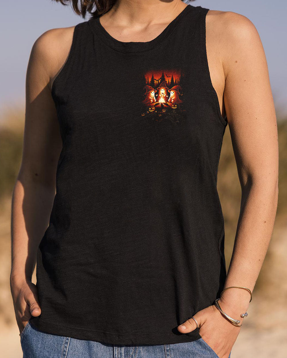 BLISSCORNERS LET'S GET TOASTED BOOS HALLOWEEN ALL OVER PRINT