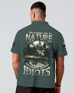 BLISSCORNERS (HOT DEAL) THE CLOSER I GET TO NATURE DEER HUNTING ALL OVER PRINT -TLTW1211243