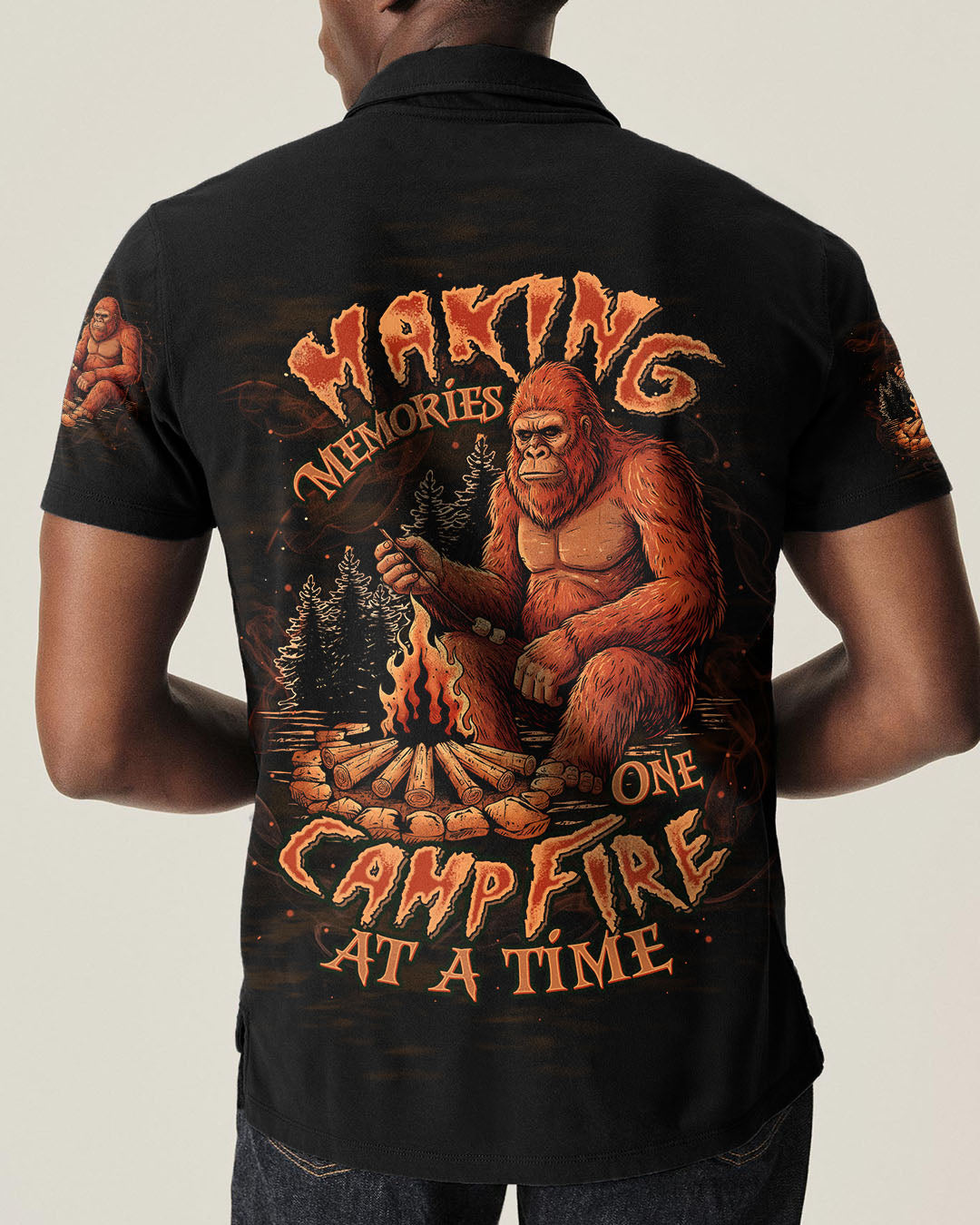 BLISSCORNERS MAKING MEMORIES ONE CAMPFIRE AT A TIME BIGFOOT ALL OVER PRINT