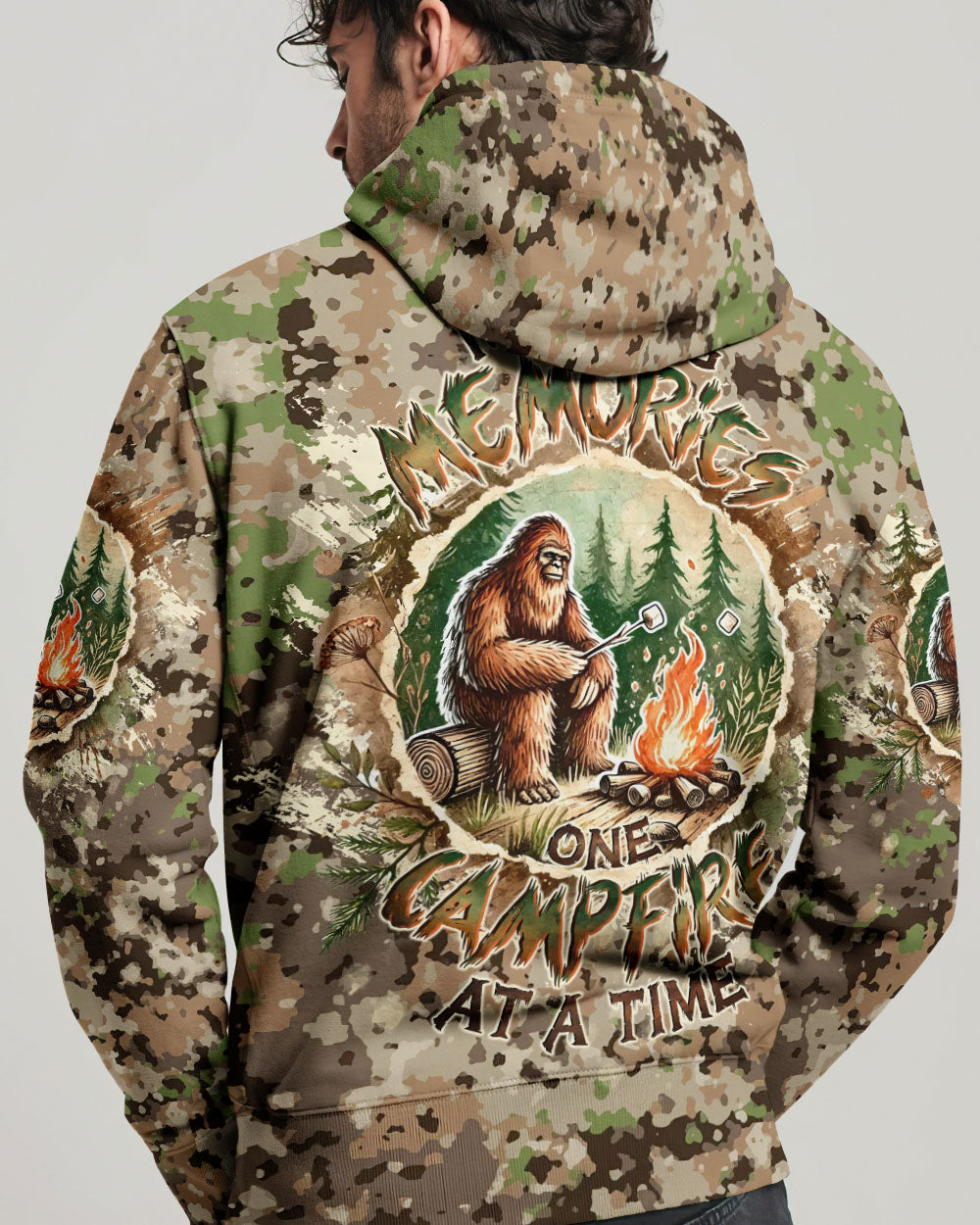 BLISSCORNERS MAKING MEMORIES ONE CAMPFIRE AT A TIME BIGFOOT ALL OVER PRINT
