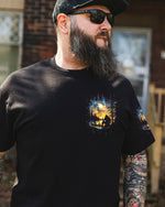 BLISSCORNERS AND INTO THE FOREST I GO BIGFOOT ALL OVER PRINT