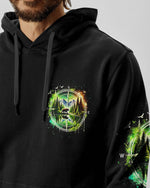 BLISSCORNERS AND INTO THE FOREST I GO BEAR COMPASS ALL OVER PRINT